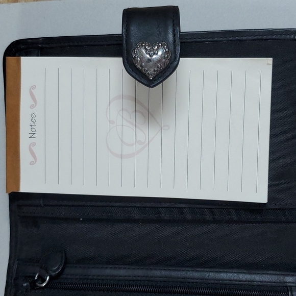 Brighton Croc Embossed and Leather Clutch Organizer ans paper pad nwot - Picture 4 of 7